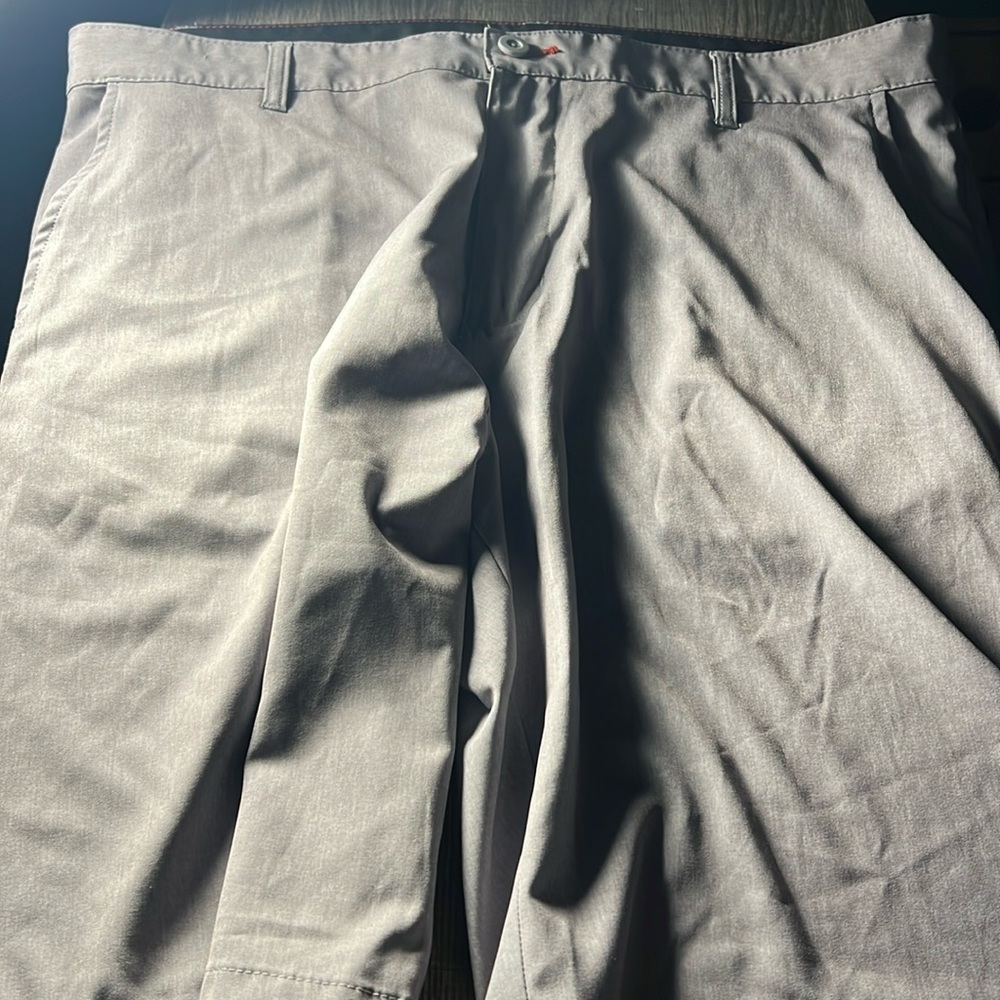 Ron Jon Mens Superior Hybrid Walkshort Color Gray Size W38”